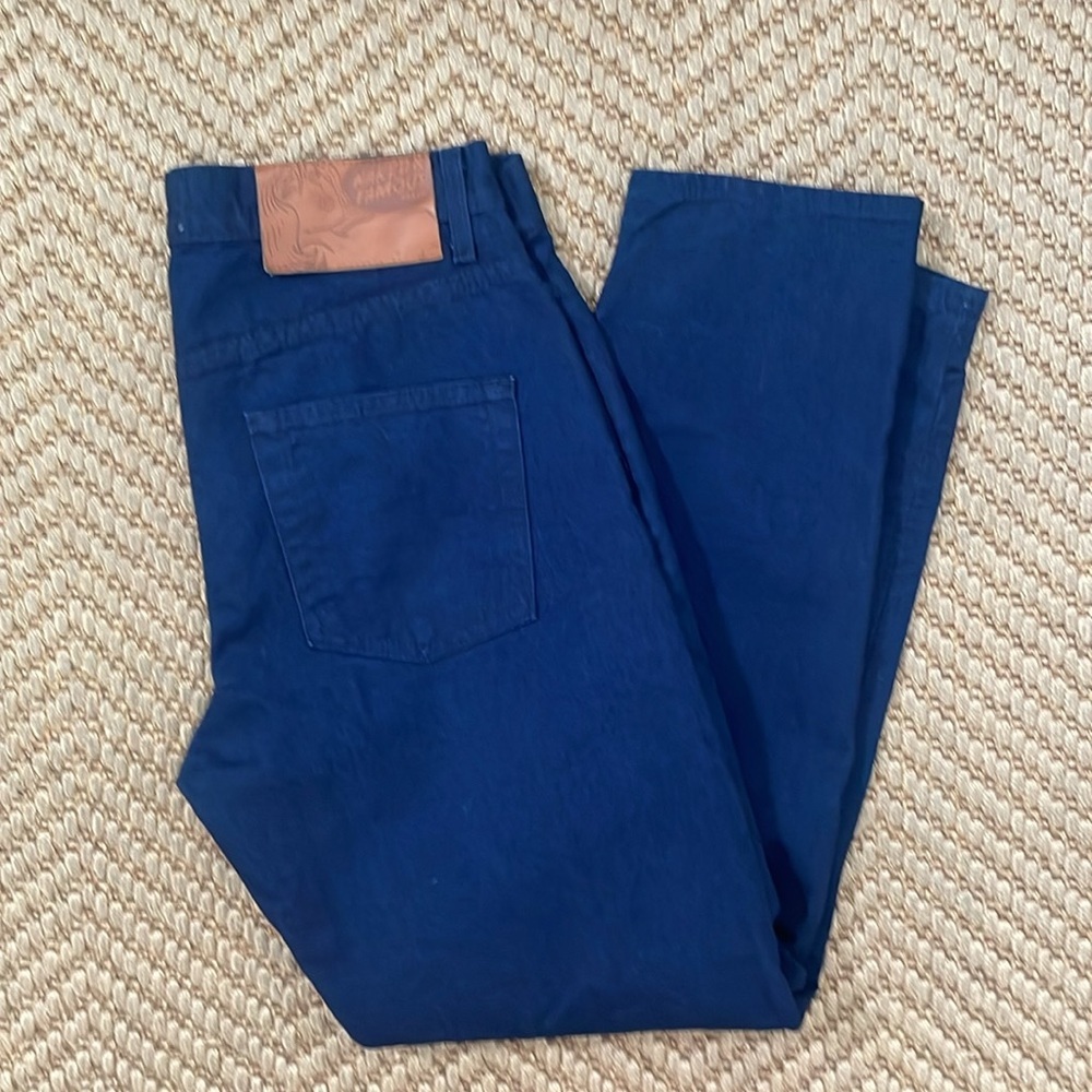 Naked & Famous Denim Blue Chinos Classic Style